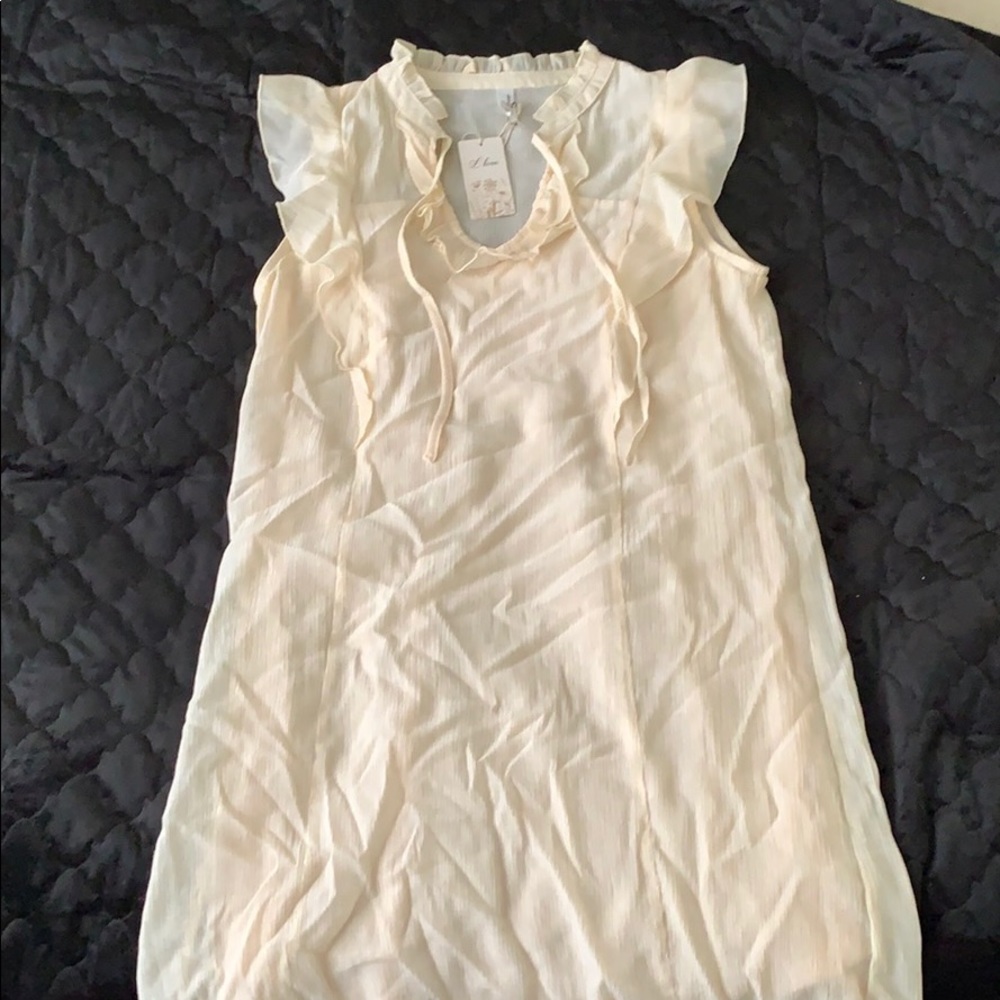 Cream colored dress